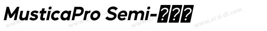 MusticaPro Semi字体转换 MusticaPro Semi字体转换